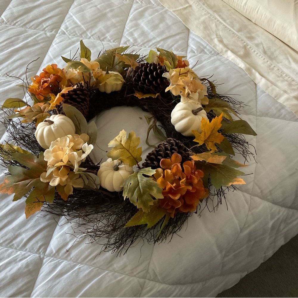 Large fall wreath for sale - Picture 3 of 3